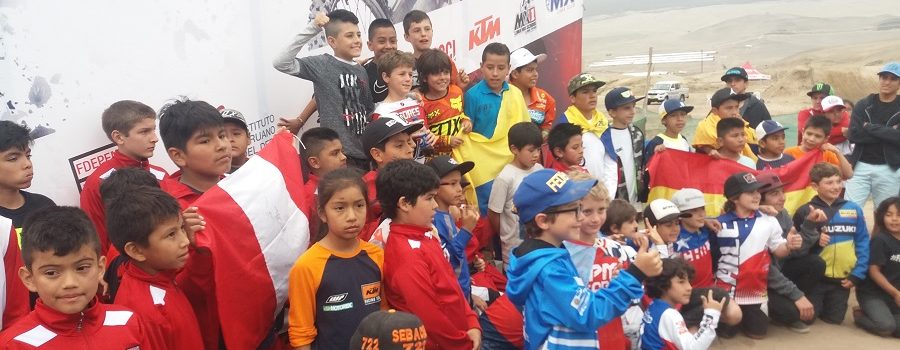 STUARDO (Chile), DURAND (Perú) y VASQUEZ (Venezuela), Campeones de la Copa FIM Latinoamericana de Minicross Perú-2018.