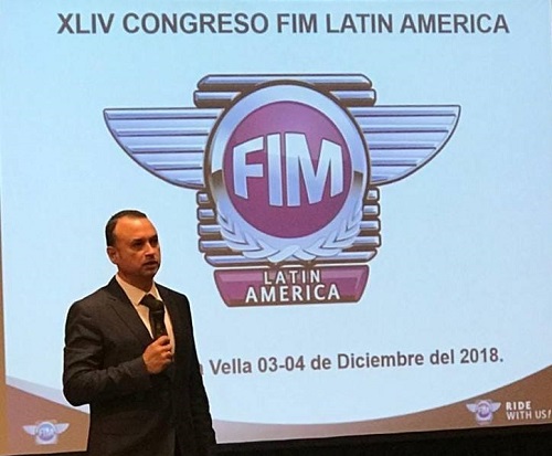 Pedro Venturo elegido presidente de FIM LATIN AMERICA 2019-2022