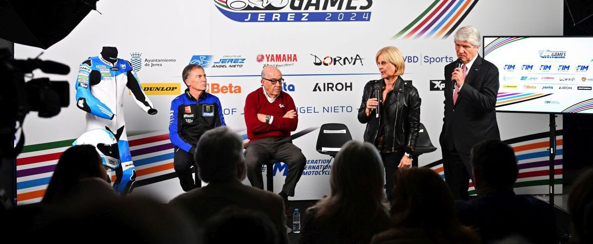 Presentación Oficial de los Juegos Intercontinentales FIM celebrada en el Circuito de Jerez – Ángel Nieto