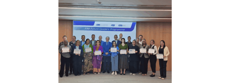 Celebrando los dos últimos días del Programa de Futuros Líderes de la FIM en Suiza