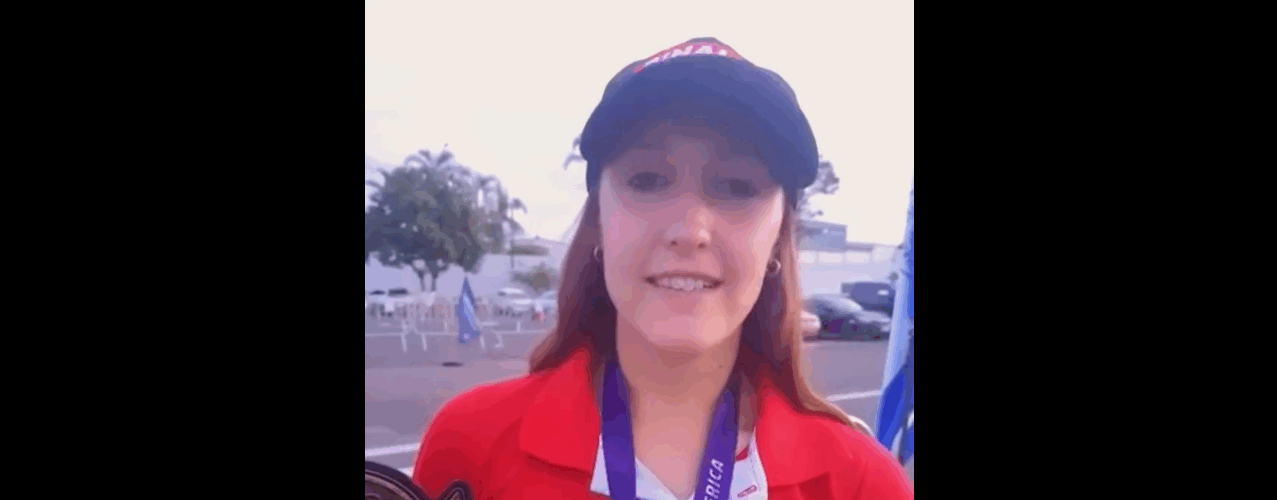 Valentina Forti en la 2da Válida del Campeonato Latinoamericano de Enduro, realizada en Patrocínio Brasil.