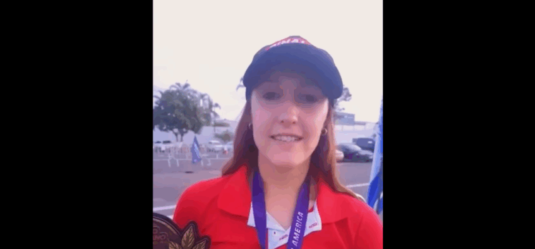 Valentina Forti en la 2da Válida del Campeonato Latinoamericano de Enduro, realizada en Patrocínio Brasil.