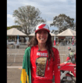 Barbara Neves en la 2da Válida del Campeonato Latinoamericano de Enduro, realizada en Patrocínio (MG).