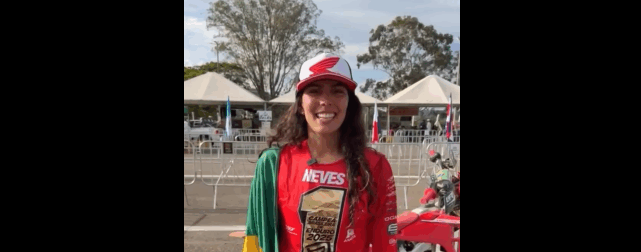 Barbara Neves en la 2da Válida del Campeonato Latinoamericano de Enduro, realizada en Patrocínio (MG).