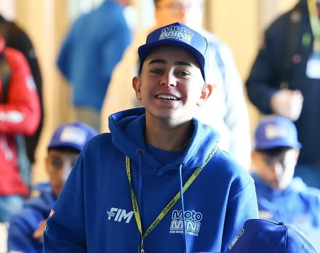 Diego Andrés González en la Serie Mundial de MotoMini GP