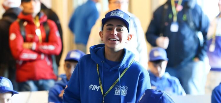 Diego Andrés González en la Serie Mundial de MotoMini GP