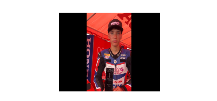Andoni Domínguez ganador de la Carrera única del @moto4latin