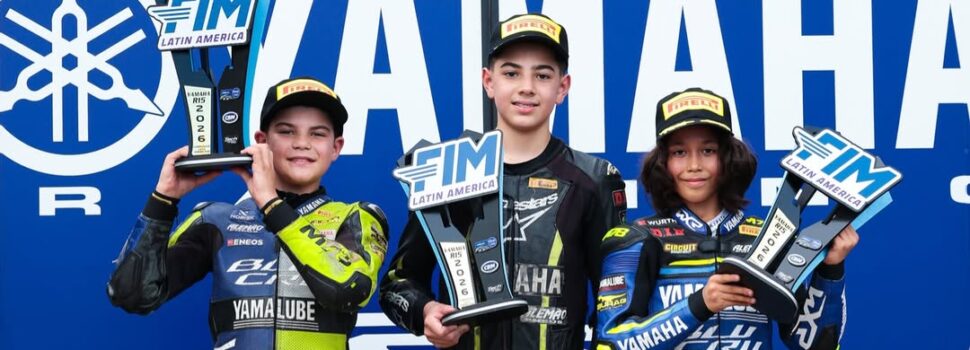 Yamaha R15 bLU cRU América Latina: Miguel Garcia ganó la segunda etapa consecutiva en Goiania