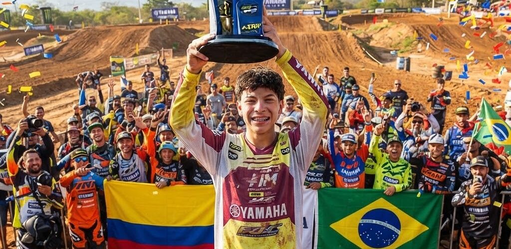 JACOBO ROMÁN SE CONSAGRA CAMPEÓN LATINOAMERICANO DE MOTOCROSS bLU cRU 125 JUNIOR