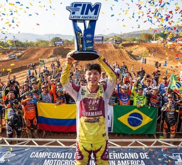 JACOBO ROMÁN SE CONSAGRA CAMPEÓN LATINOAMERICANO DE MOTOCROSS bLU cRU 125 JUNIOR